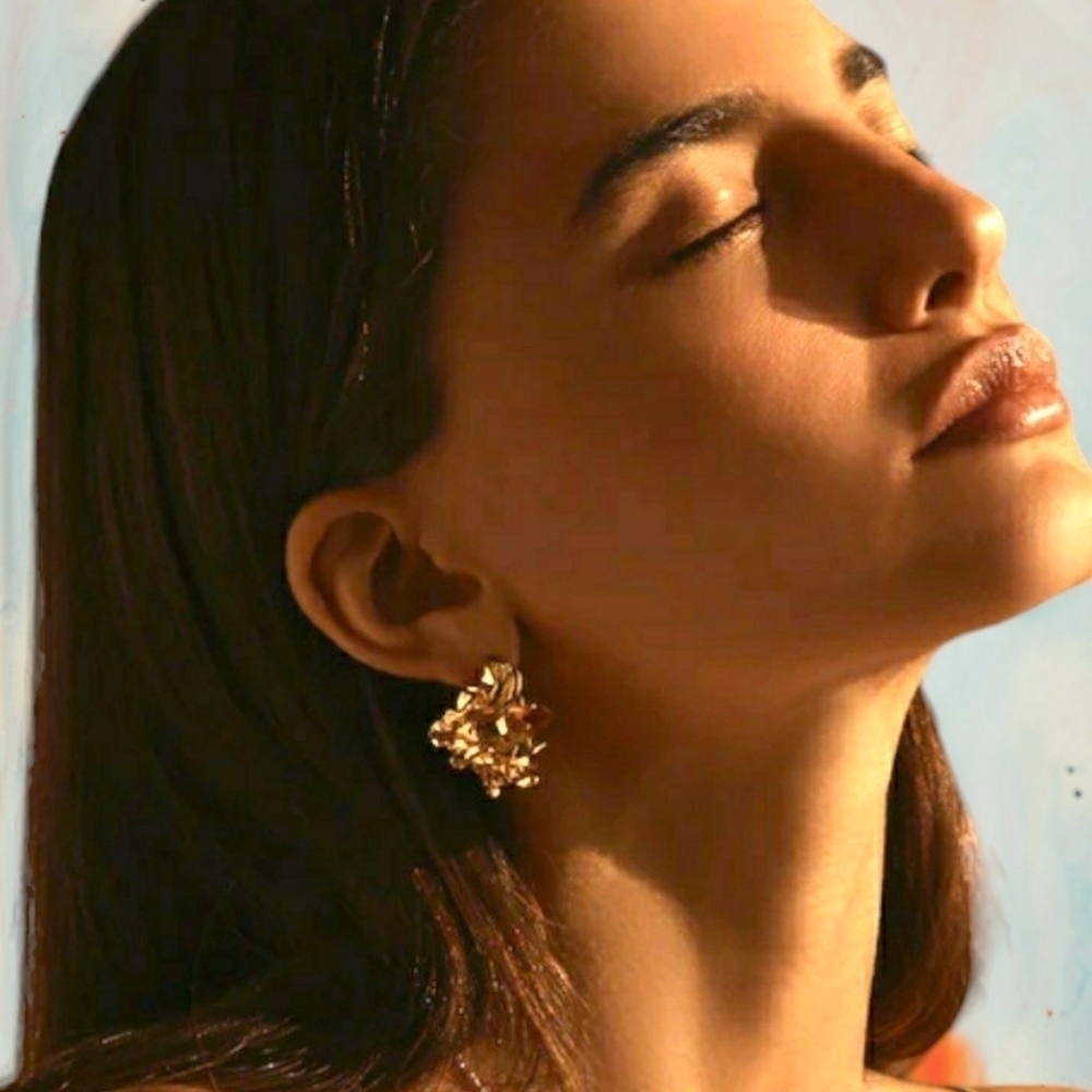 Amber Sceats Reese Gold Earrings